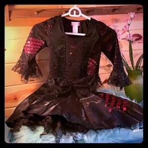 Girls ware wolf costume